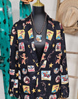 Vintage Cowgirl Collage Western Blazer