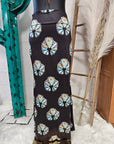 Turquoise Naja Maxi Skirt
