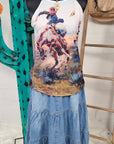 Vintage Western Cowboy Women's Tank Top