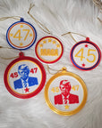 Ultimate Trump 3D Print Christmas Ornament Set Made in America