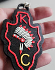 3D Print Chiefs Arrowhead Kc Kansas City Football Keychain Made in America