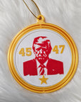 Ultimate Trump 3D Print Christmas Ornament Set Made in America