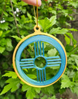 New Mexico Zia Ornament Large