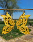3D Print Butterfly Boho Earrings Made in America