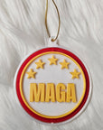 Ultimate Trump 3D Print Christmas Ornament Set Made in America