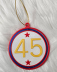 Ultimate Trump 3D Print Christmas Ornament Set Made in America