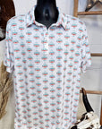 Serape Aztec Polo Style Shirt