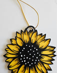 3D Print Ornament Sunflower Christmas Decoration Gift Made in America