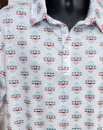 Serape Aztec Polo Style Shirt
