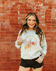 Rodeo Night Bull Rider Graphic Sweatshirt