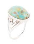 Rustic Refinement Ring -Turquoise