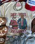Santas Favorite President Graphic Tee