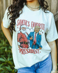 Santas Favorite President Graphic Tee