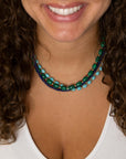 Scarsdale Multi Stone Colorful Statement Necklace
