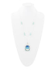 Scenic Beach Blue Larimar and Sterling Silver Pendant Necklace