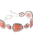 Sedona Sponge Coral and Sterling Silver Toggle Bracelet