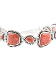 Sedona Sponge Coral and Sterling Silver Toggle Bracelet