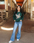 Sequin Duck Camo Patch Sweatshirt