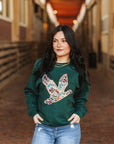 Sequin Duck Camo Patch Sweatshirt