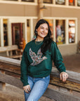 Sequin Duck Camo Patch Sweatshirt