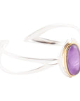 Shine Bright Amethyst Cuff Bracelet