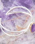 Shine Bright Amethyst Cuff Bracelet