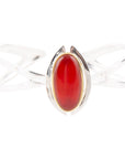 Shine Bright Carnelian Cuff Bracelet