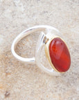 Shine Bright Carnelian Ring