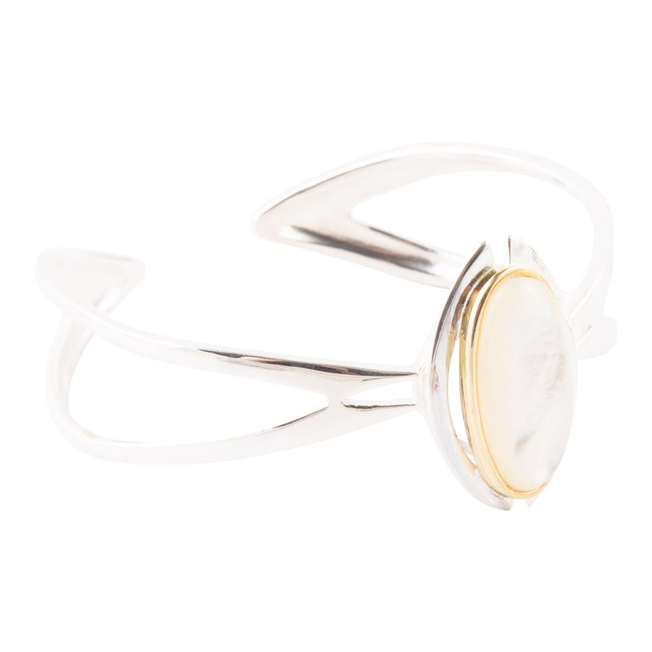 Shine Bright Mother of Pearl Cuff Bracelet