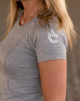 Seamless Short Sleeves Top