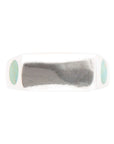 Signet Turquoise and Sterling Silver In The Hole Ring