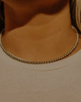 Sterling Silver Pearl Choker