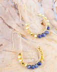 Simple Things Lapis Loop Earrings
