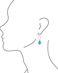 Sky Fall Blue Jasper Earring