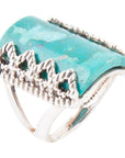Sluice Genuine turquoise Ring