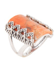 Sluice Orange Coral Ring