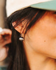 Small Silver Bead Earrings