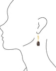 Smoky Quartz Drop Earrings