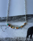 Spiny Oyster Turquoise Beaded Chain Necklace