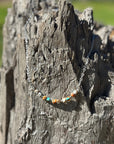 Spiny Oyster Turquoise Beaded Chain Necklace