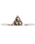 Stackable Marcasite and Sterling Silver Pyramid Ring