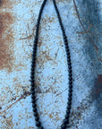 Stardust 29” black onyx necklace