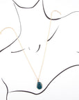 Statement Apatite Pendant Necklace