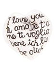 Sterling Silver Engraved Heart Statement Ring