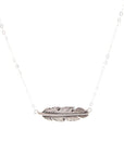 Sterling Silver Quill Necklace