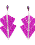 Straight To The Point Seed Bead Earrings