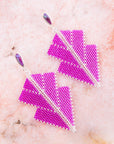 Straight To The Point Seed Bead Earrings