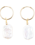 Sunday Best Pearl Loop Earrings