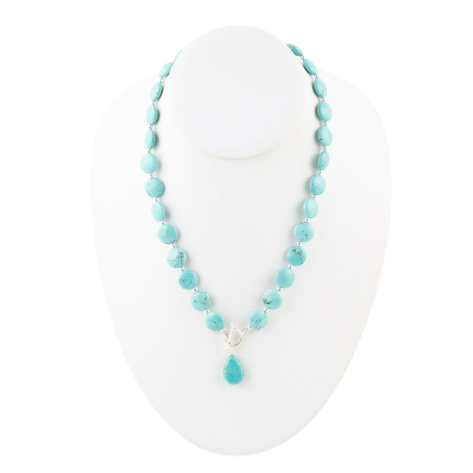 Sunday Best Turquoise Toggle Necklace