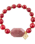 Sunstone Slab Bracelet